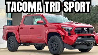 Checking Out The First 2024 Tacoma TRD Sport In My Area - Super Sonic Red