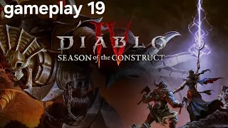 DIABLO 4 SORCERER  GAMEPLAY | SEASON OF THE CONSTRUCT | GAMEPLAY PLAYSTATION 5 |EP 19 | PS5
