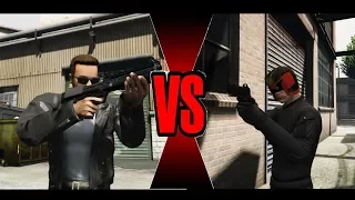 Judge Dredd VS Terminator - Ultimate Battle (GTA 5)