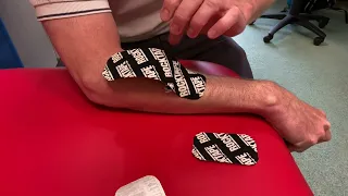 Self Administration of Sports or K Tape for Tennis Elbow