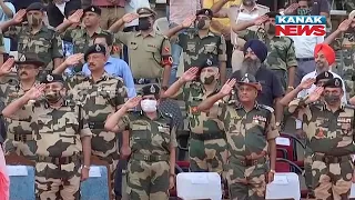 Flag Lowering Ceremony At Attari-Wagah Border On Independence Day