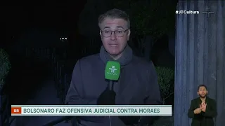 Bolsonaro encontra Alexandre de Moraes em público após apresentar queixa contra o ministro