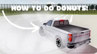 How to do donuts in Greenville Roblox!