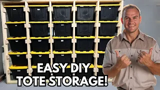 DIY Tote Storage: Step By Step Guide For Floating Bins