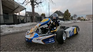 First Go kart drive at 2 year old