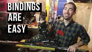 How to mount ski bindings at home - free and easy!