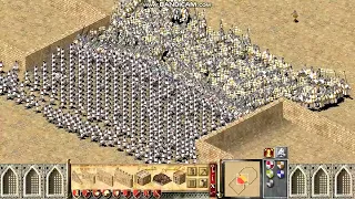 Stronghold Crusader 1000 Swordsmen vs 1000 Knights Part 2