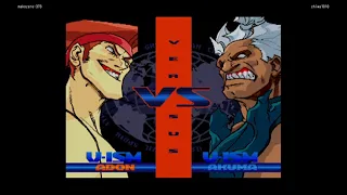 Street Fighter 30th Anniversary - Alpha 3　Adon(Makoto) vs Akuma