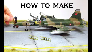 How To Make Concrete Airfield Base / Display Base Tutorial