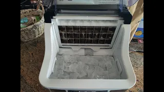 Silonn Countertop Ice Cube Ice Makers, 45lbs Per Day, Auto Self-Cleaning. Review