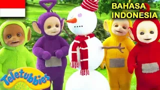 ★Teletubbies Bahasa Indonesia★ Naik Kereta Api - Tunggu! - Bola Salju ★ Kompilasi Kartun Lucu HD