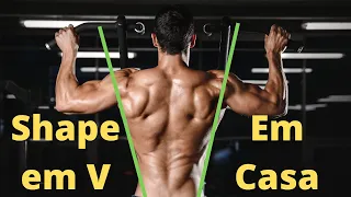 TREINO EM CASA PARA SHAPE EM V (FIQUE ESTÉTICO RÁPIDO)