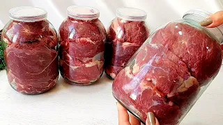 WITHOUT A REFRIGERATOR! Meat DO NOT SPOIL for 1 year! Stock up on food! #meat| #beef