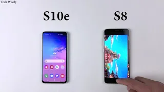 SAMSUNG S10e vs S8 Speed Test Comparison