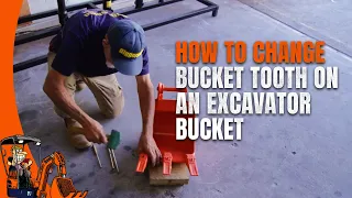 How to Change Bucket Tooth on an Excavator Bucket