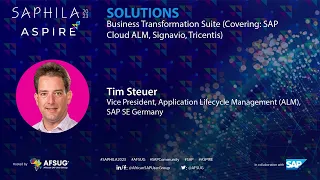 DAY 2 Solutions - Business Transformation Suite - Tim Steuer