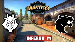 1/2 ФИНАЛ ГРУППЫ B. G2 vs FURIA. MAP-1 INFERNO. DREAMHACK MASTERS WINTER 2020