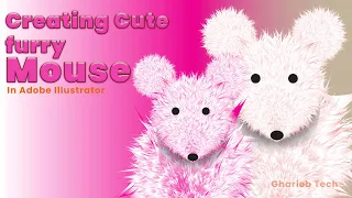 Creating Cute furry Mouse in Adobe Illustrator CC 2019