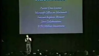 Macworld Boston 1997-The Microsoft Deal