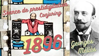 Séance de prestidigitation / Conjuring (1896) by Georges Méliès Rotoscoped Version