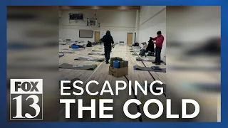 Emergency shelter helps homeless Utahns escape cold