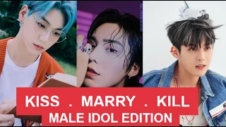 Kiss, Marry, Kill  -  Male Idol Edition (Hard)