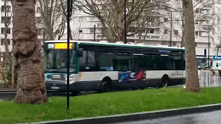 Bus 174 Passage d'un Citelis Line N°3579 à Place Charras pour rentrer au Centre bus de Pleyel