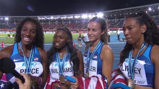 IAAF/BTC World Relays Bahamas 2017 - 4X800m Women Final Team USA Gold