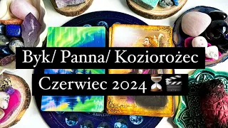 Czytanie dla Trygonu Ziemii🃏🌏BYK/ PANNA/KOZIOROŻEC 🔮🕯️🃏Czerwiec 2024⏳