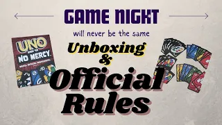 Uno No Mercy Unboxing: The Ultimate Game Night Experience