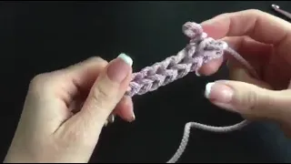 How to crochet I-cord (right-handed English version)