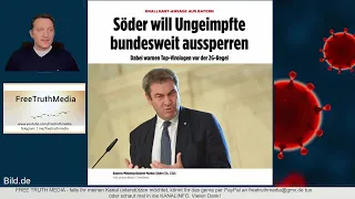 Söder will Ungeimpfte bundesweit aussperren / Krankenhausampel in Bayern auf ROT