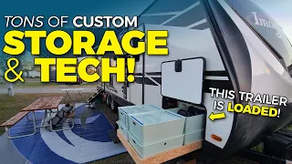 AWESOME RV Tech and Storage Hacks in an Imagine 2800BH