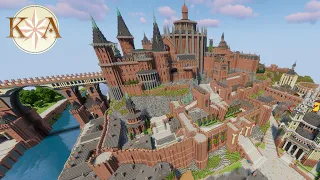 MASSIVE CASTLE | Minecraft Timelapse of Gloryall Castle