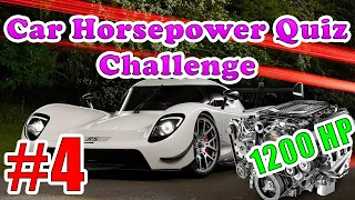 GUESS HOW MUCH HP THIS SUPERCAR HAS | CAR HORSEPOWER QUIZ CHALLENGE | CAR QUIZ #4