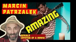 Marcin Patrzalek - Aerials (System of a Down) - Solo Acoustic Guitar - singer reaction