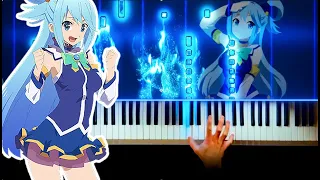 KONOSUBA - God's Blessing on This Wonderful World! 3 - OP Theme 「Growing Up」- Piano Tutorial