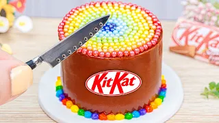 🍫 Sweet Miniature Kitkat | Satisfying Mini KITKAT Chocolate Cake Decorating 🎂 Tiny Cakes Recipe