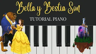 Tutorial piano fácil "Bella y Bestia Son" para hacer a duo con profesora. Nivel 1/5