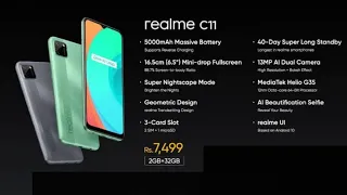 Realme C11 Review - Entry Level Smartphone for Rs. 7,499 (with Realme C11 PUBG test) #realme_india