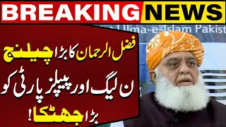 Fazal ur Rehman Big Challenge To PDM | Breaking News | Capital TV