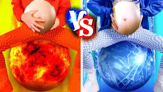 जेल में हॉट vs कोल्ड  प्रेग्नेंट  || गोचा की मज़ेदार प्रेग्नेंसी  सिचुएशन्स !