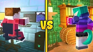 TAJNA BAZA CZŁOWIEKA VS TAJNA BAZA ELFA! - Minecraft | CZOKLET VS GAENALI