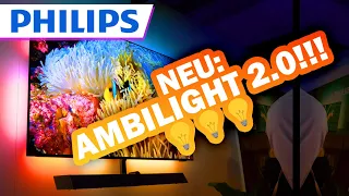 DAS NEUE AMBILIGHT 2022 und AURORA: Philips verbessert das Licht-Feature seiner Fernseher