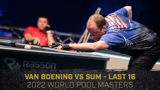 Shane Van Boening vs Lo Ho Sum | Last 16 | 2022 World Pool Masters