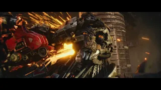 Transformers  Rise Of The Beasts   Optimus Prime vs Scourge Final Battle HD Scene