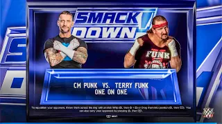 CM Punk vs Terry Funk WWE 2K24 Gameplay