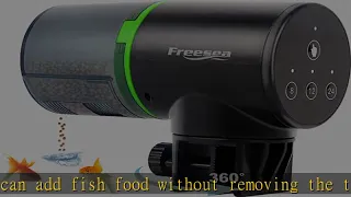 FREESEA Aquarium Automatic Fish Feeder: Vacation Timer Feeder for Fish Tank Electric Adjustable Aut