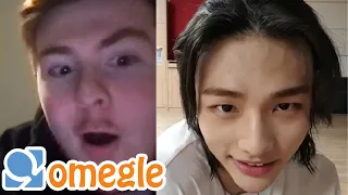 STRAY KIDS HYUNJIN STARING AT STRANGERS ON OMEGLE PRANK! 🤣