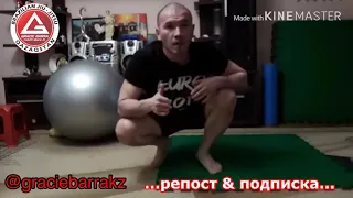 Немного Дриллов с Фитболом! BJJ drills on Stability Ball Work: Jiu-Jitsu (Solo drills on fitball)